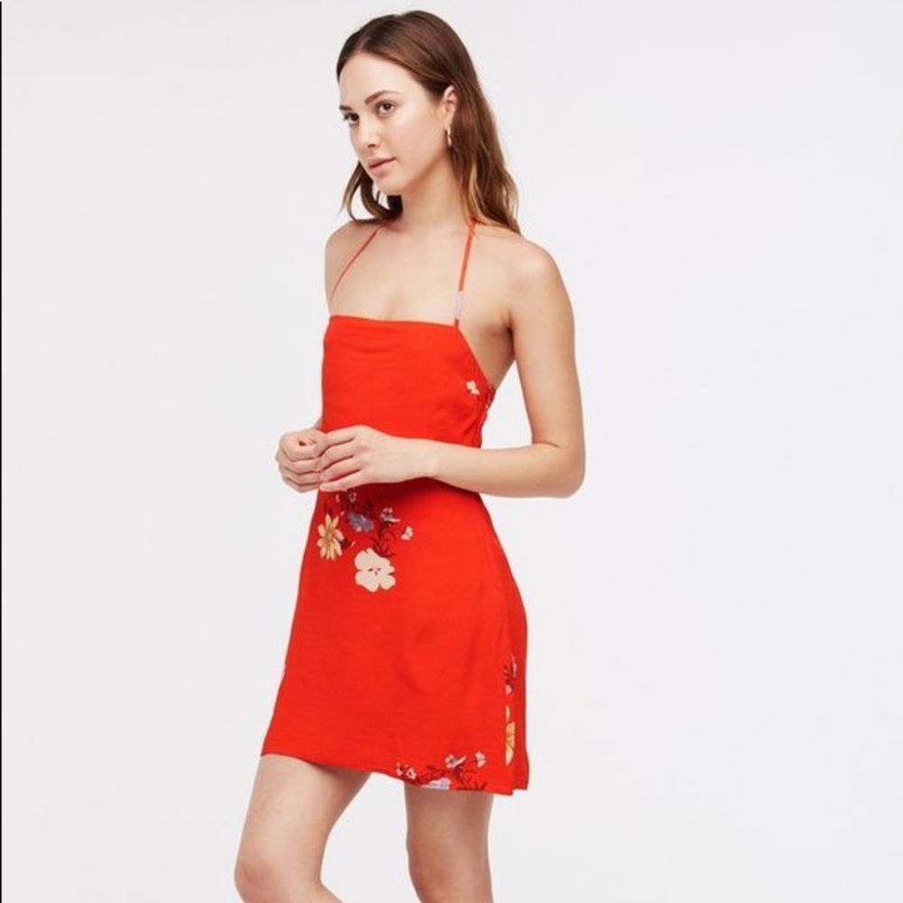 Capulet Amelia Red Floral Mini Dress — XS